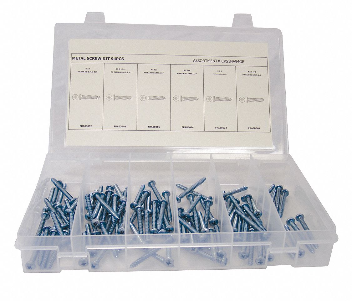 Tapping Screw Assortment std. 94 pcs.