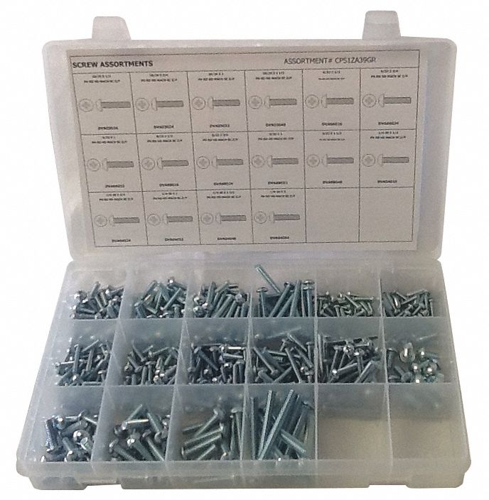 Machine Screw Assortment std. 445 pcs.