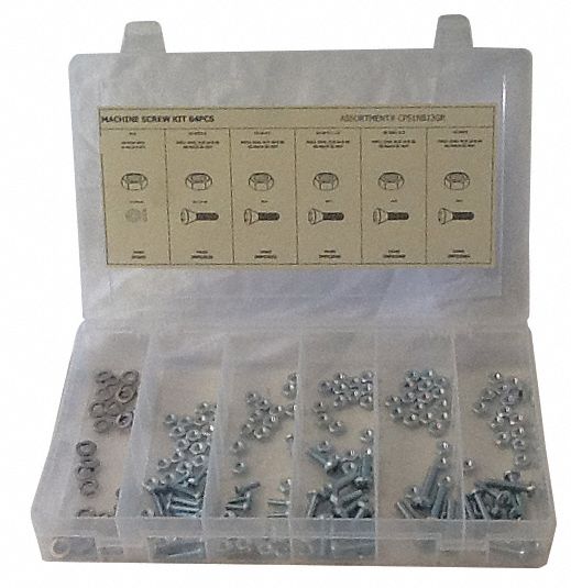 Fastener Assort Phillips 84pcs Steel