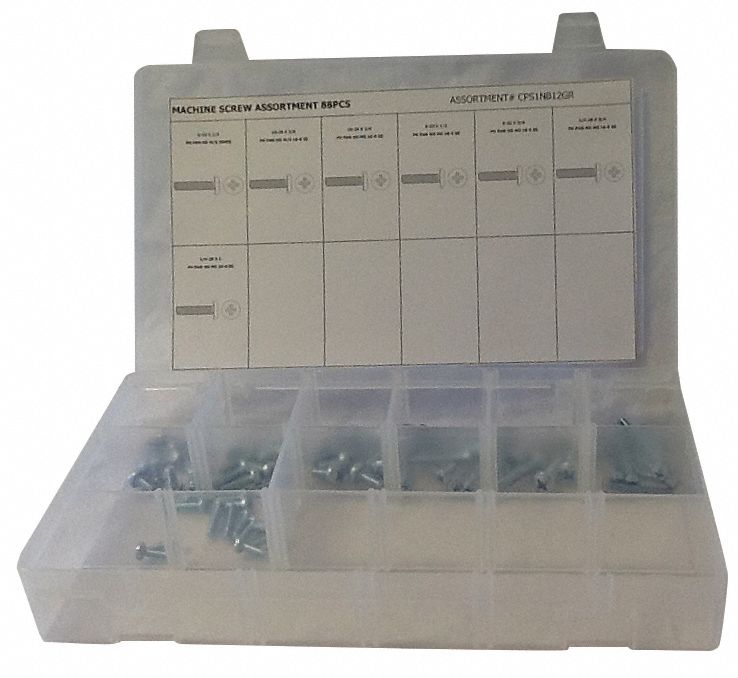 Machine Screw Assortment std. 88 pcs.