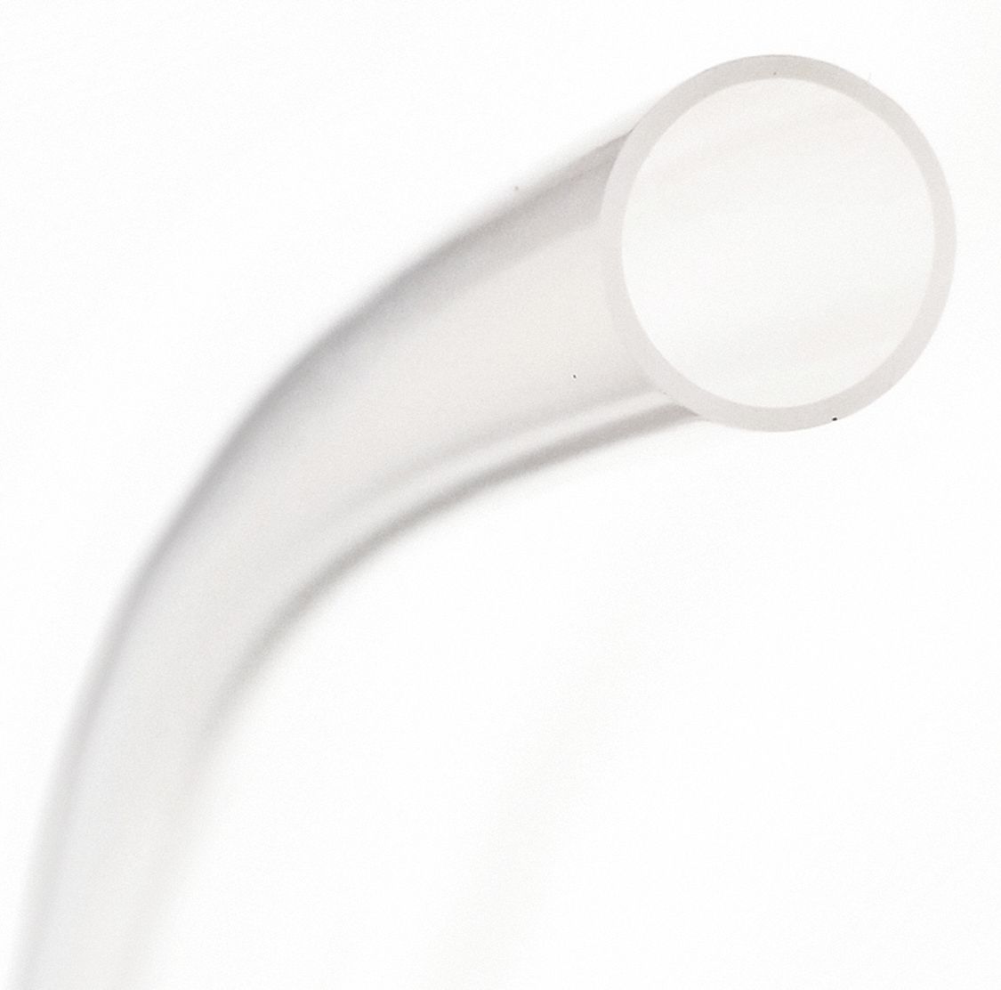 Tubing: PTFE, Clear, 7/16 in Inside Dia, 1/2 in Outside Dia, 50 ft Overall Lg, Parker