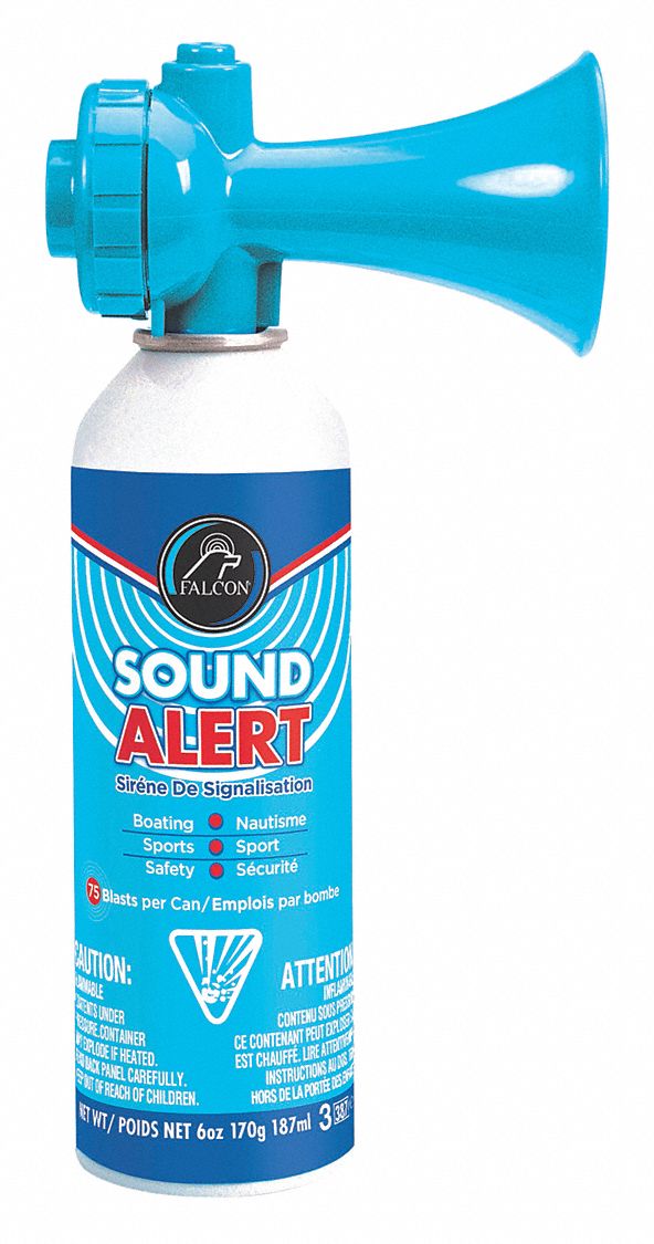 SOUND ALERT Personal Safety Horn, 120db, Plastic Horn 53XP91FSA6 Grainger