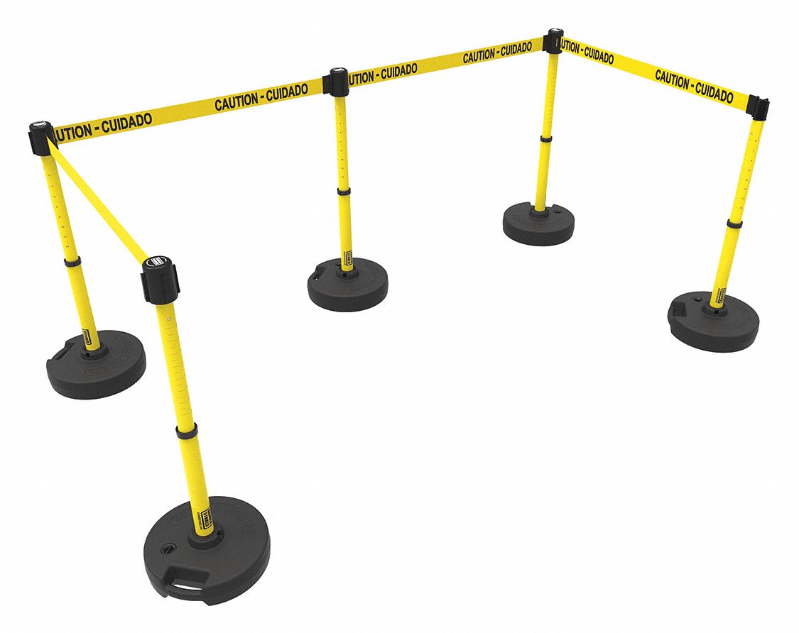 PLUS Barrier Caution-Cuidado,