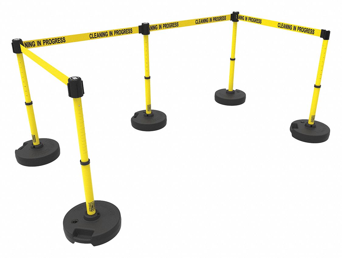 PLUS Barrier Set X5, Clean in Prgress, Ylw