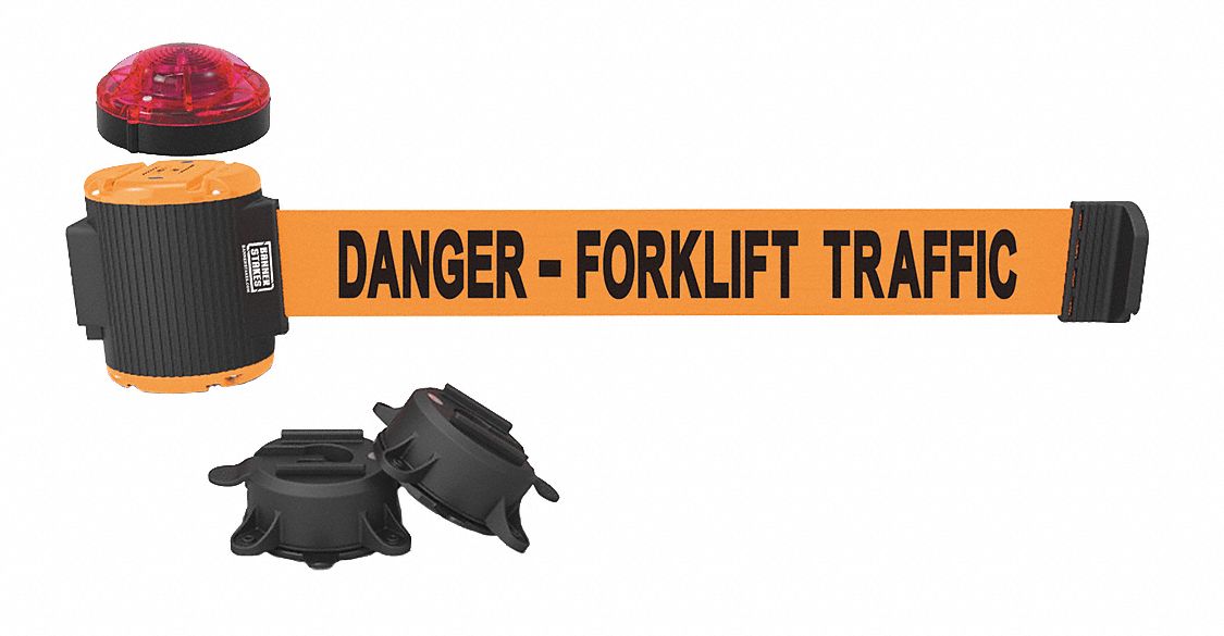 BELT BARRIER,DANGER - FORKLIFT TRAFFIC