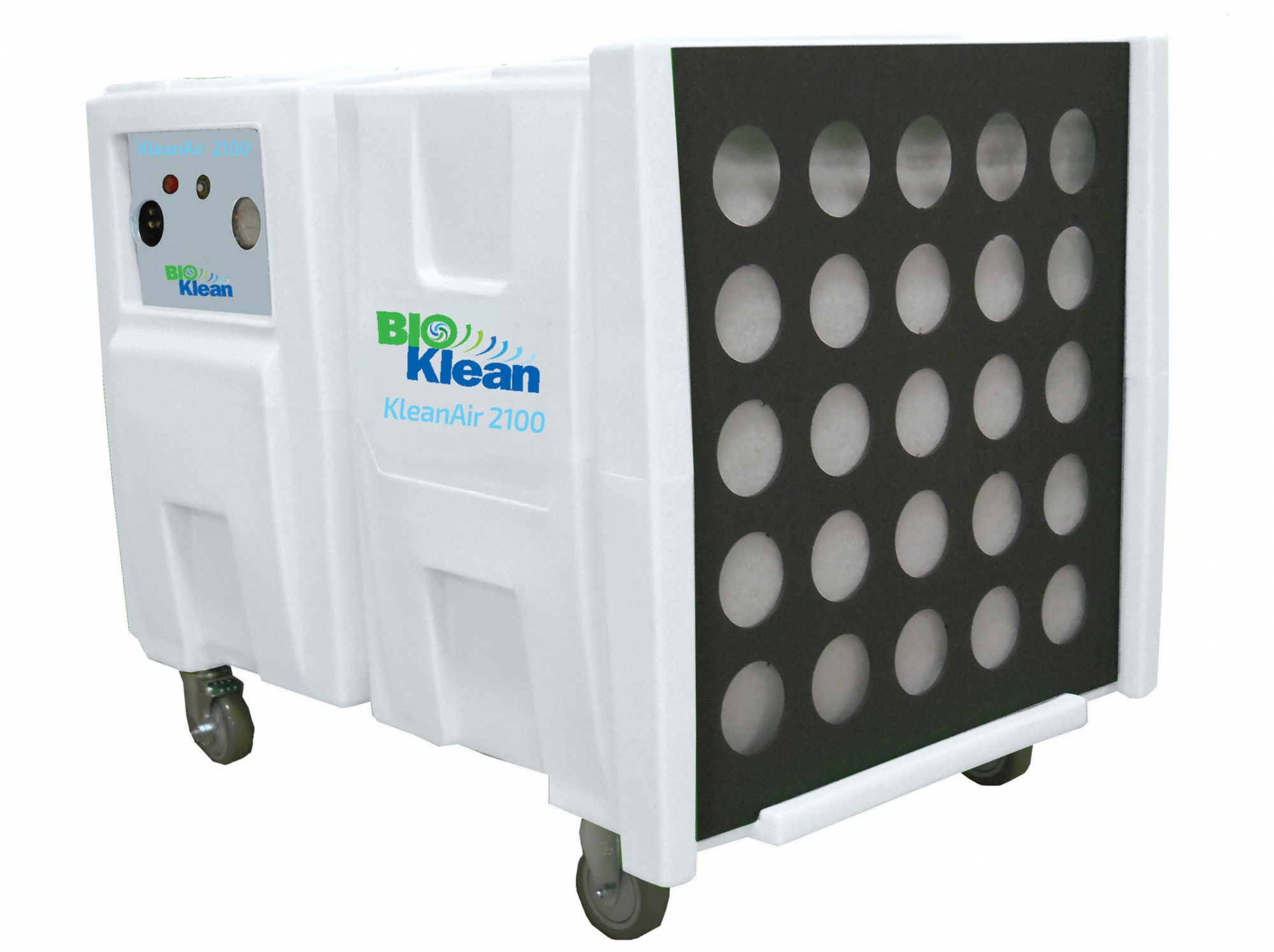 Industrial Air Scrubber: 75 dB Max Noise Level, Plastic, Particulate Filtration