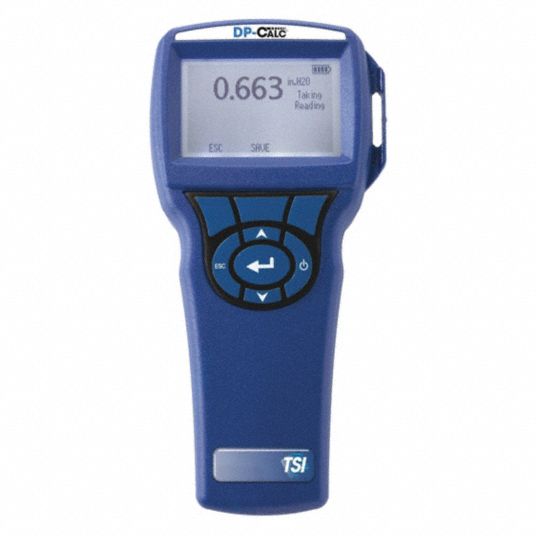 TSI ALNOR Handheld Micromanometer, Type Digital - 53XX18|5815 - Grainger