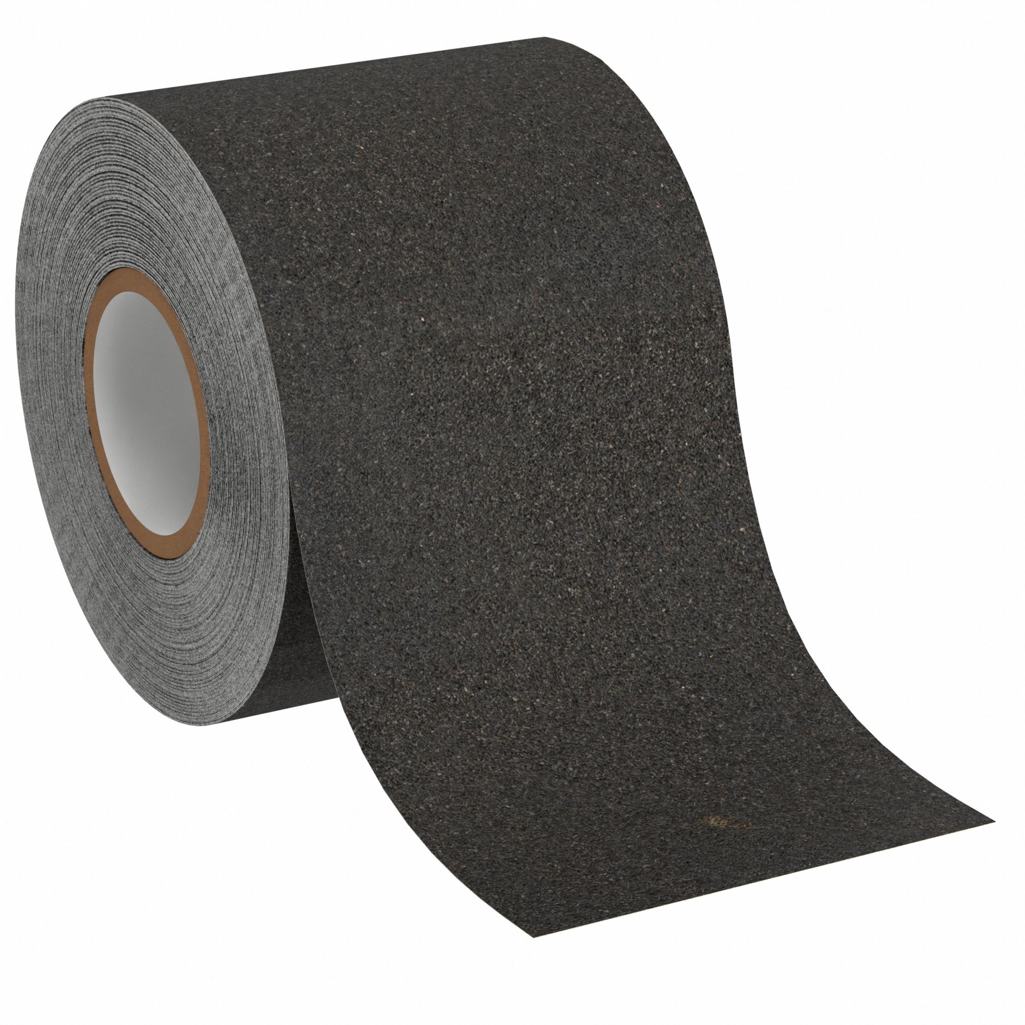 Anti-Slip Tape: Coarse, 60 Grit Size, Solid, Black, 4 in x 60 ft, 31 mil Tape Thick, Acrylic