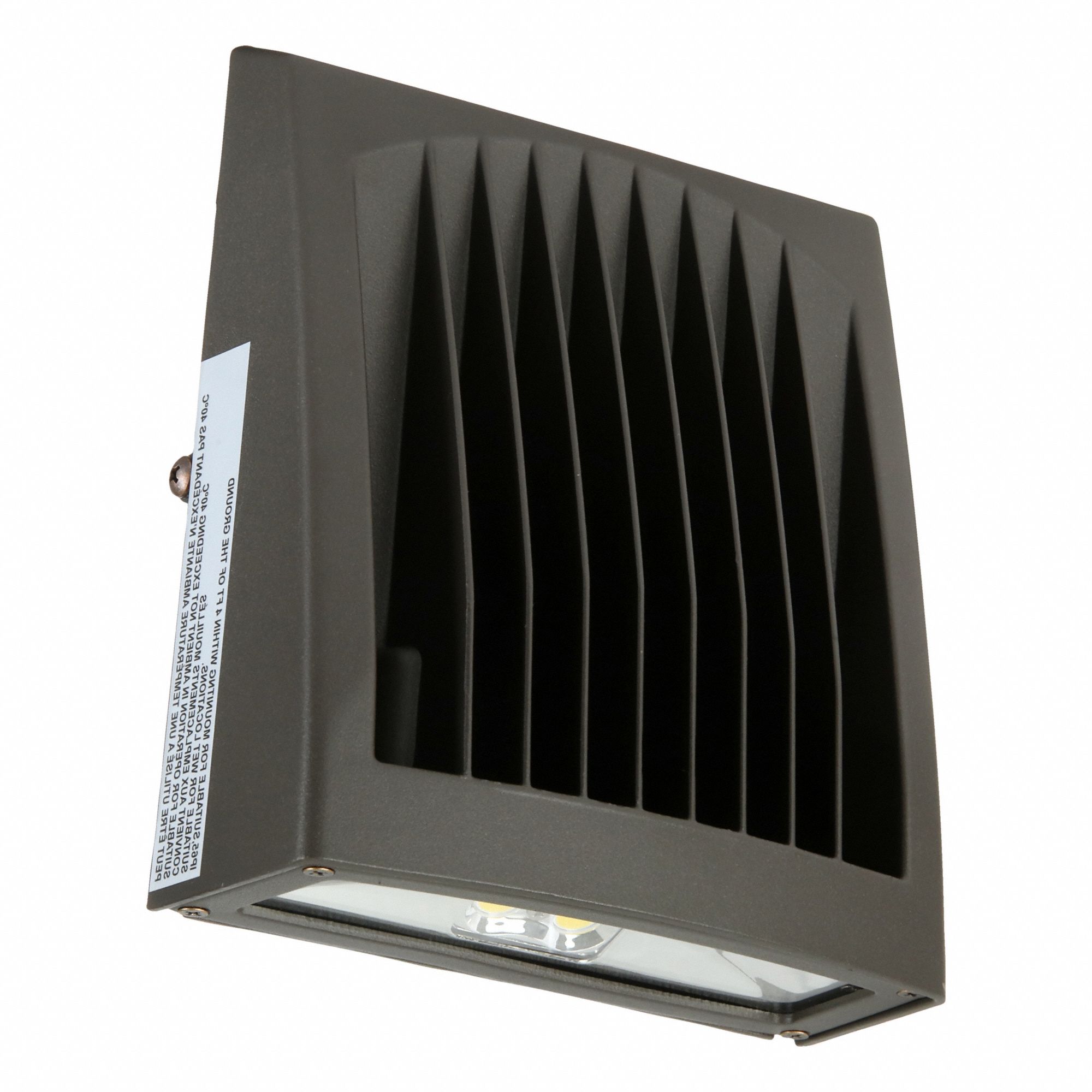 Wall Pack: LED, 2, 263 lm, 5000K, 20 W, 120 to 277V AC, Type III, 7 7/8 in Overall Ht