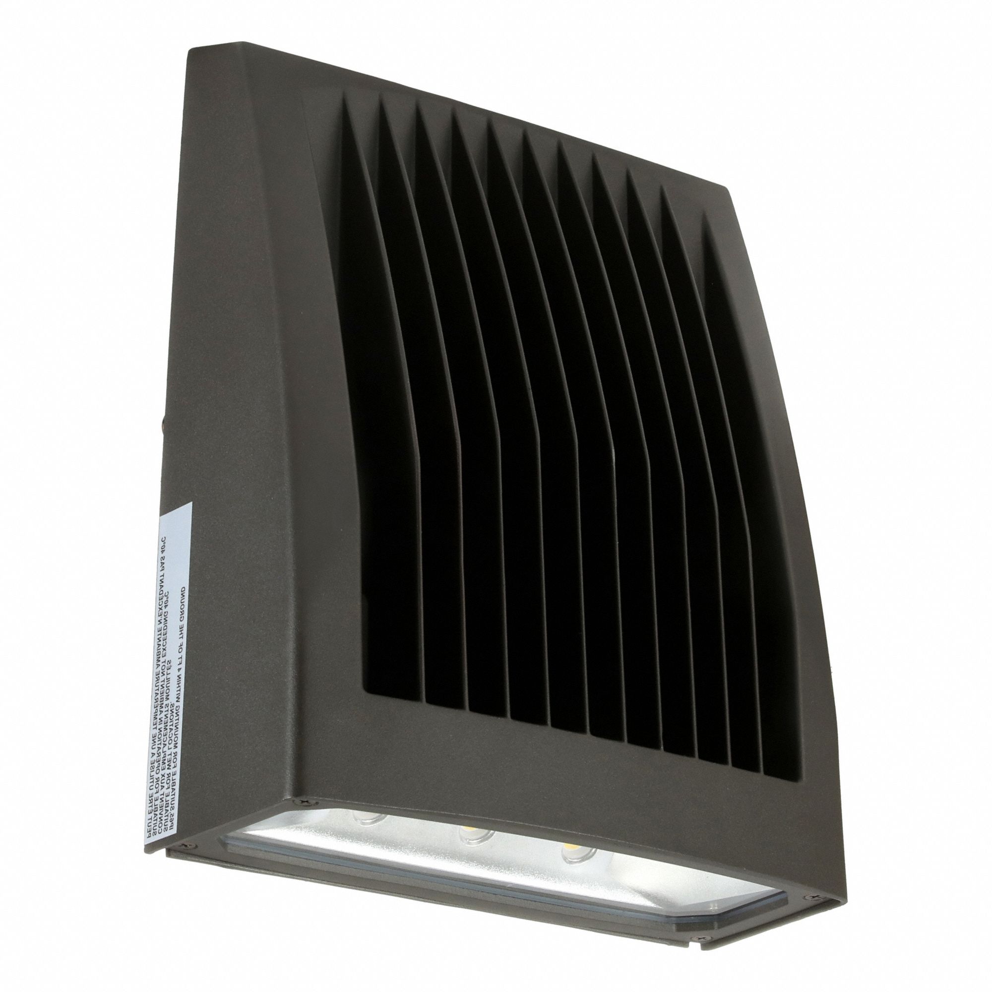 Wall Pack: LED, 5, 526 lm, 4000K, 50 W, 120 to 277V AC, Type III, 11 1/4 in Overall Ht