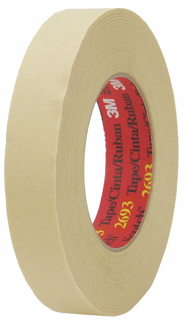 PAINTERS MASKING TAPE, 7.6 MIL THICK, TAN, 2693, HIGH-TEMPERATURE, 24 PK