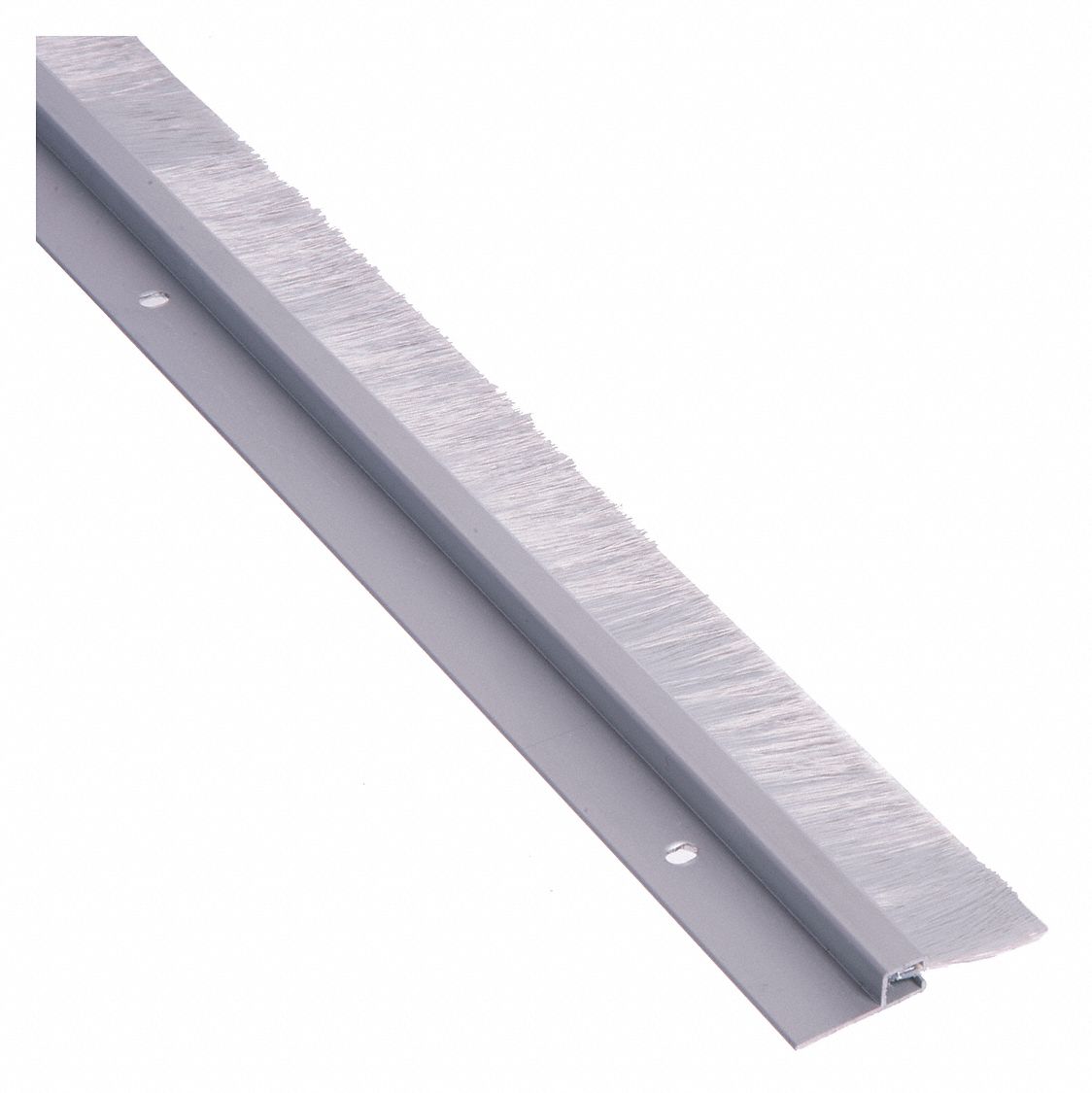 Door Weatherstripping: Brush Insert, 3 ft Lg, 2 1/16 in Wd, 3/8 in Ht