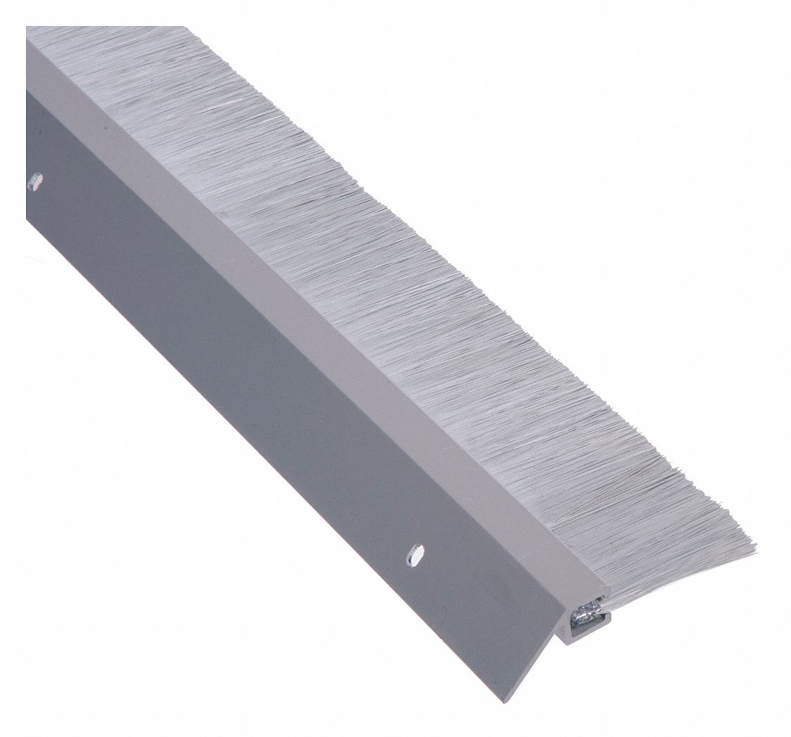 Door Weatherstripping: Brush Insert, 3 ft Lg, 3 1/4 in Wd, 2 1/2 in Ht