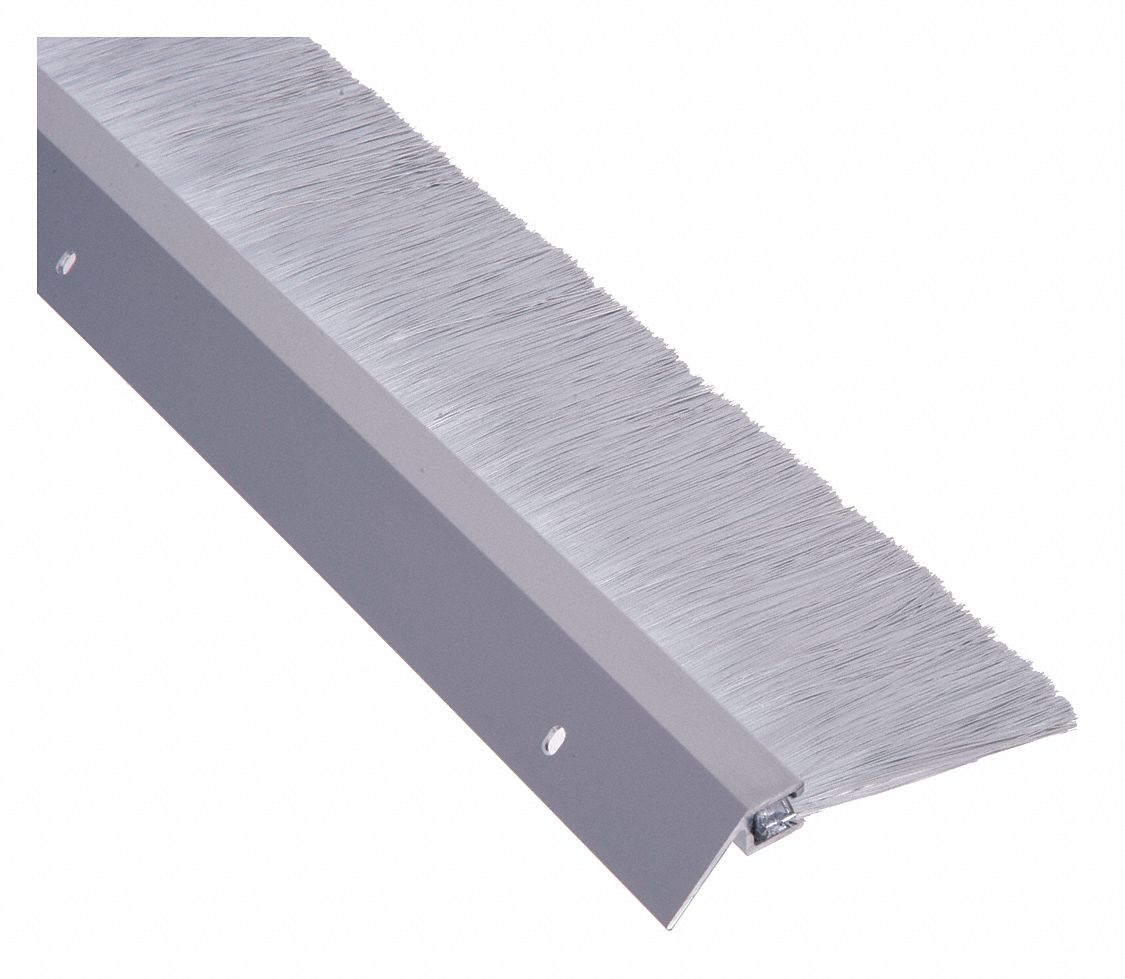 Door Weatherstripping: Brush Insert, 3 ft Lg, 2 7/8 in Wd, 2 in Ht