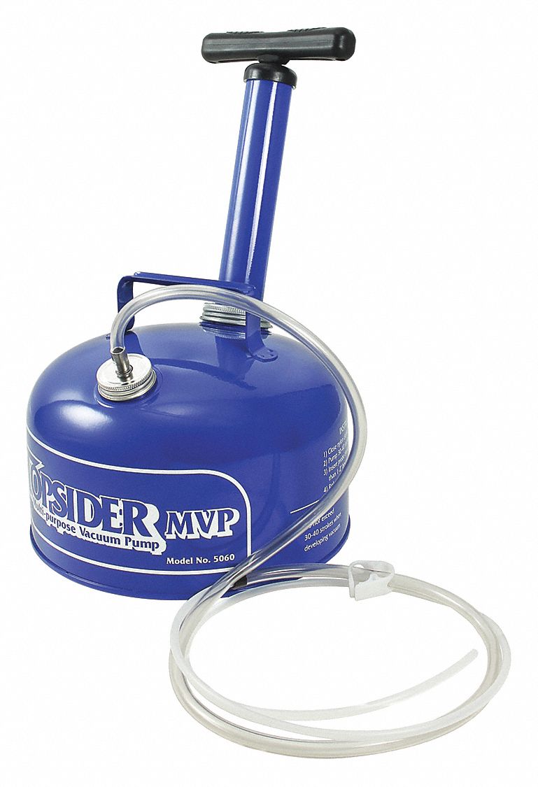 FLUID EVACUATOR, MANUAL, FLUID EVACUATOR, 12 5/16 IN OVERALL L, 12½ IN OVERALL W