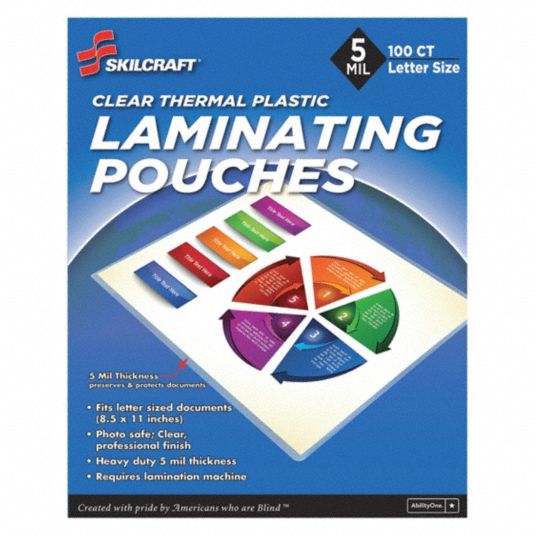 5 Mil Credential Laminating Pouches (500/bx)
