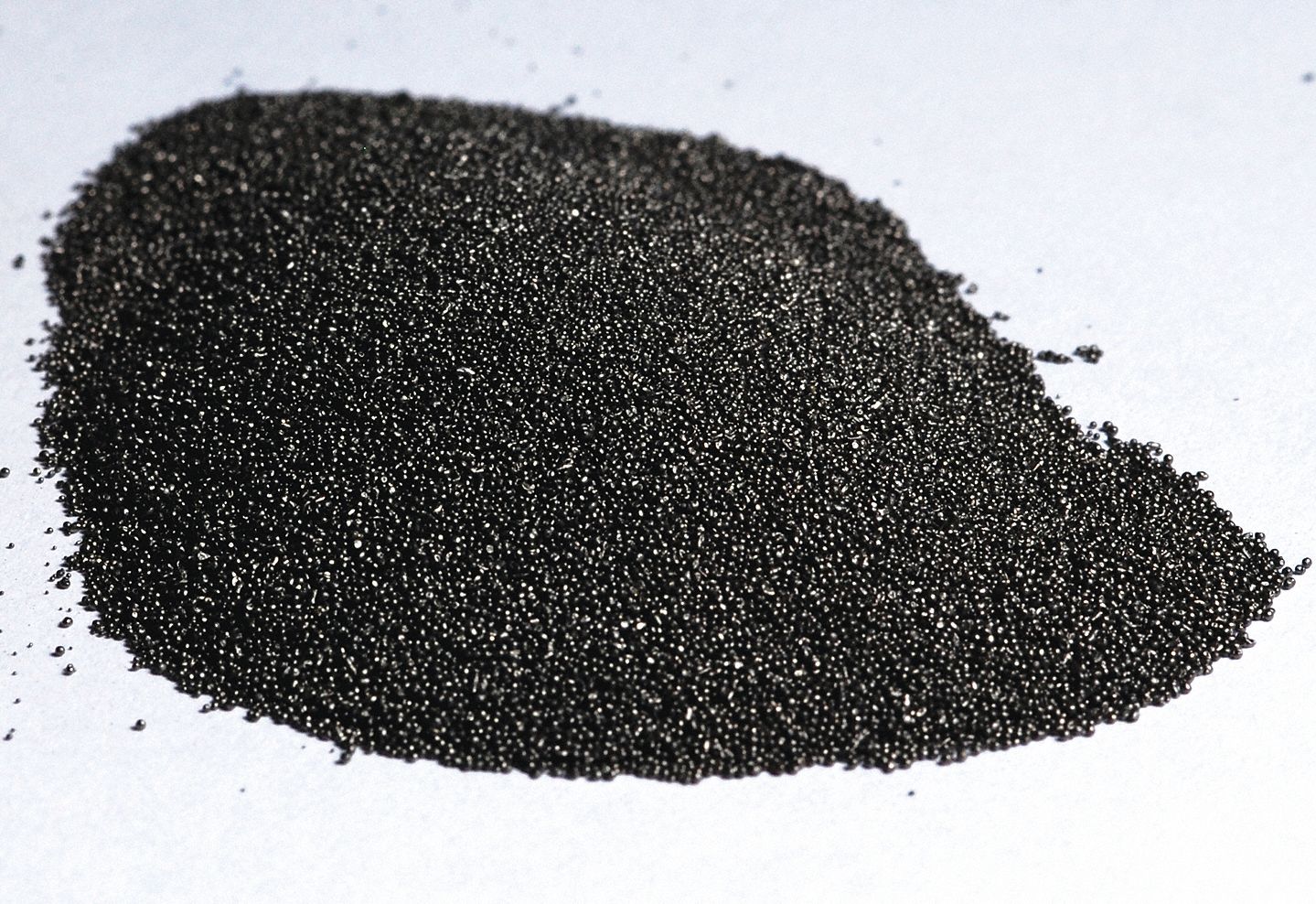 Blast Media: Stainless Steel Shot, 60 to 140 Mesh, 25 lb