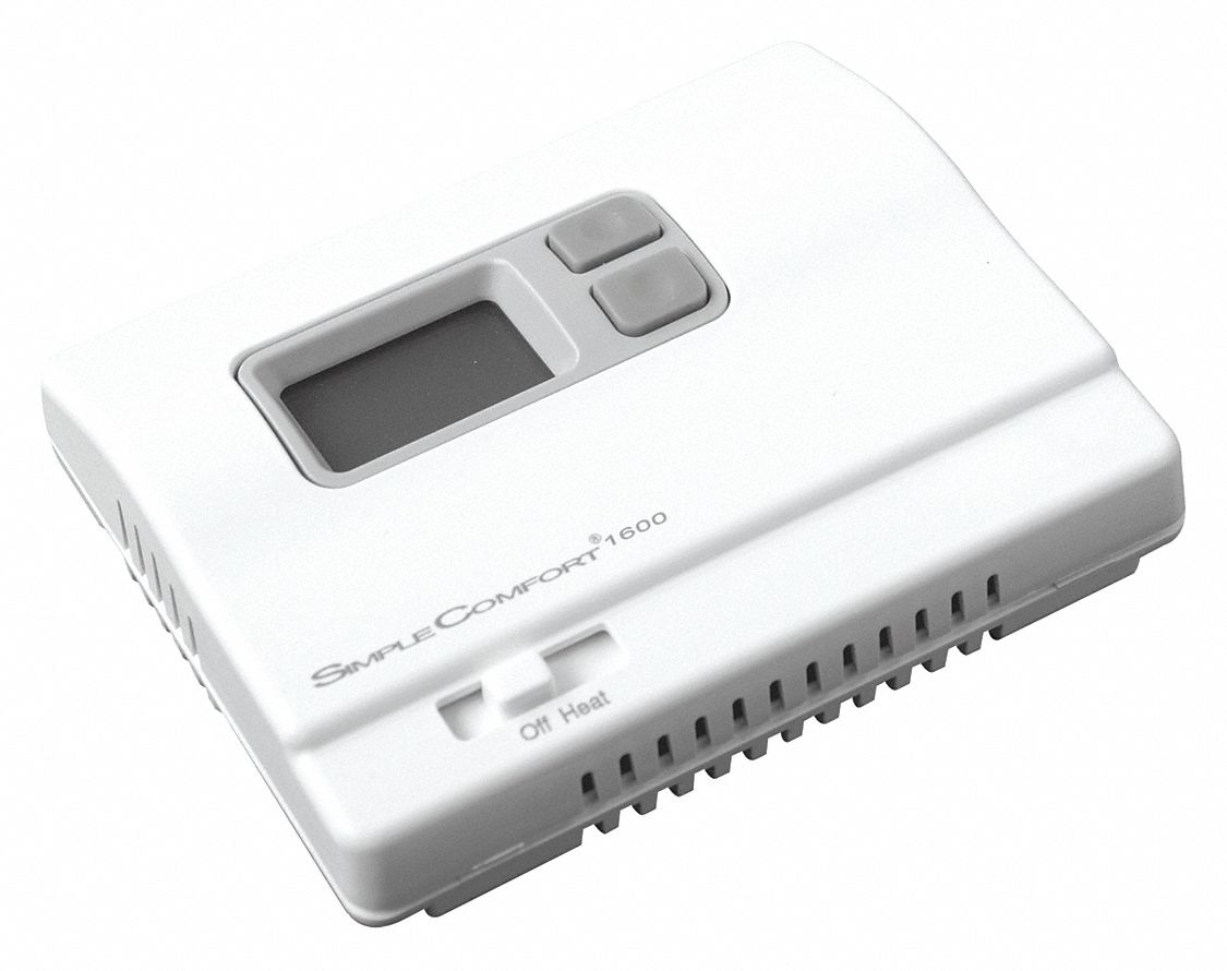 ICM Low Voltage Thermostat, Battery, Digital 53YK32SC1600L Grainger