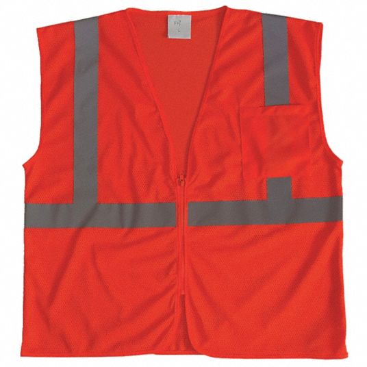 CONDOR, ANSI Class 2, U, High-Visibility Vest - 53YL14