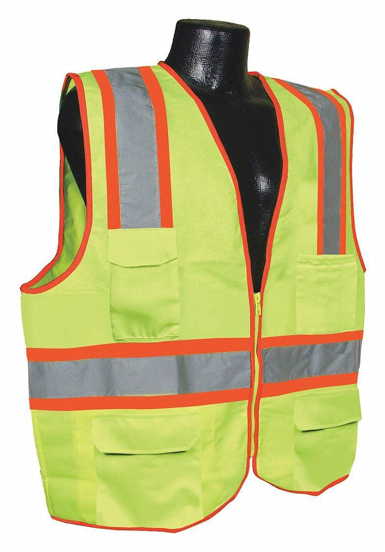J6028 High Visibility Vest Yellow/Green L