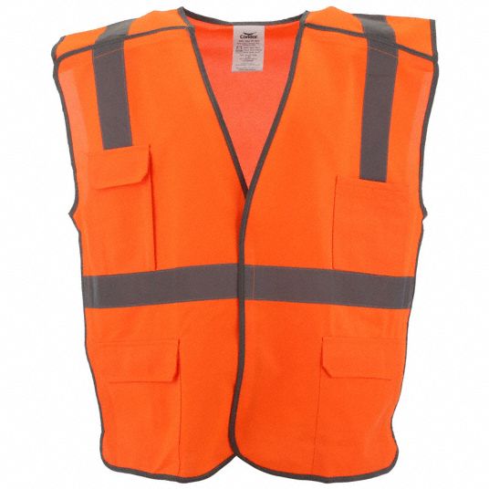 CONDOR, ANSI Class 2, U, High-Visibility Vest - 53YN07|53YN07 - Grainger