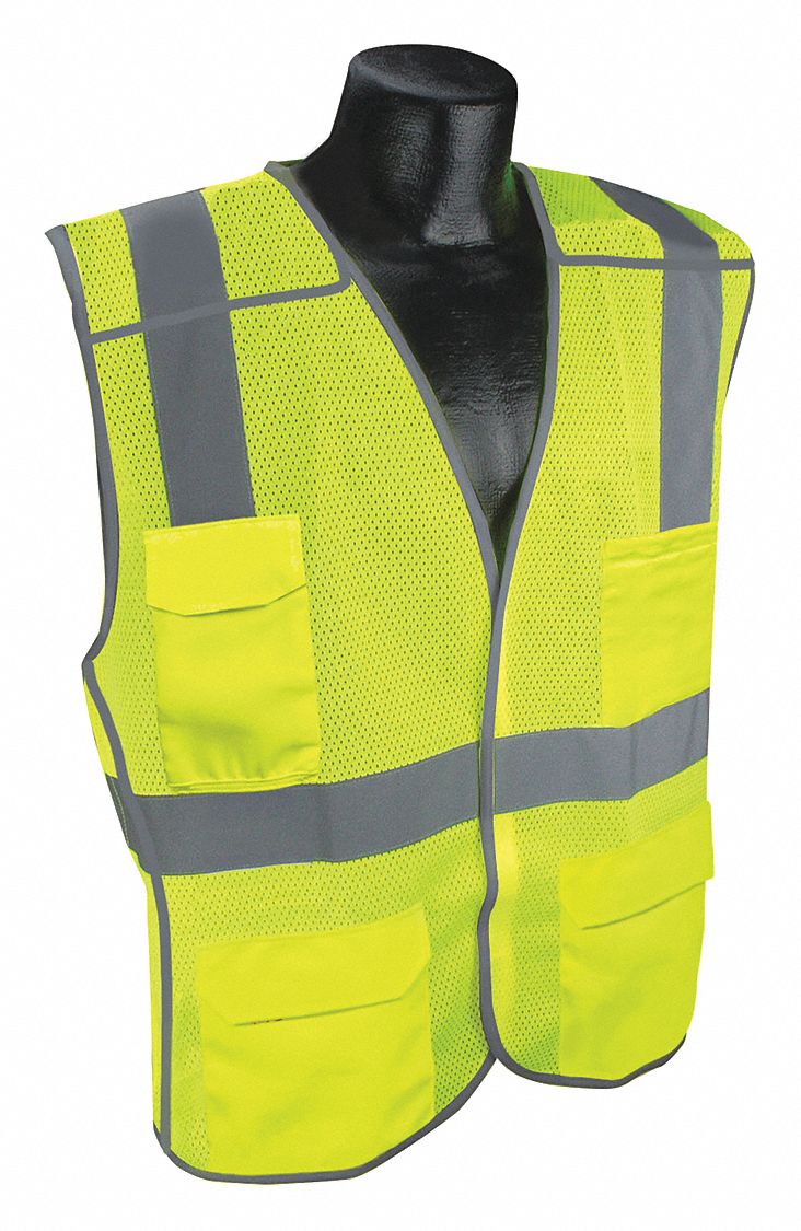 J6036 Breakaway Vest Yllw/Green 4XL/5XL