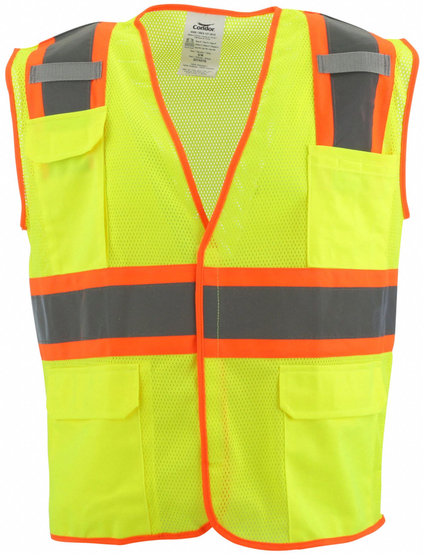 CLANE/クラネ PADDED MESH VEST Ancaeus Maxi Long Men's Vest - Punk Rave Men's