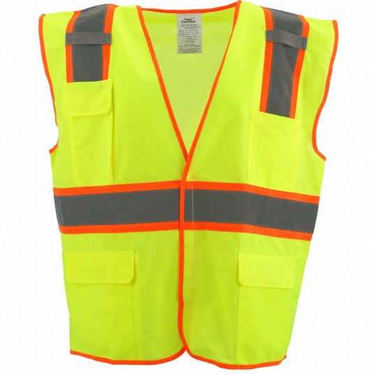 CONDOR, ANSI Class 2, U, High-Visibility Vest - 53YN66|53YN66 - Grainger