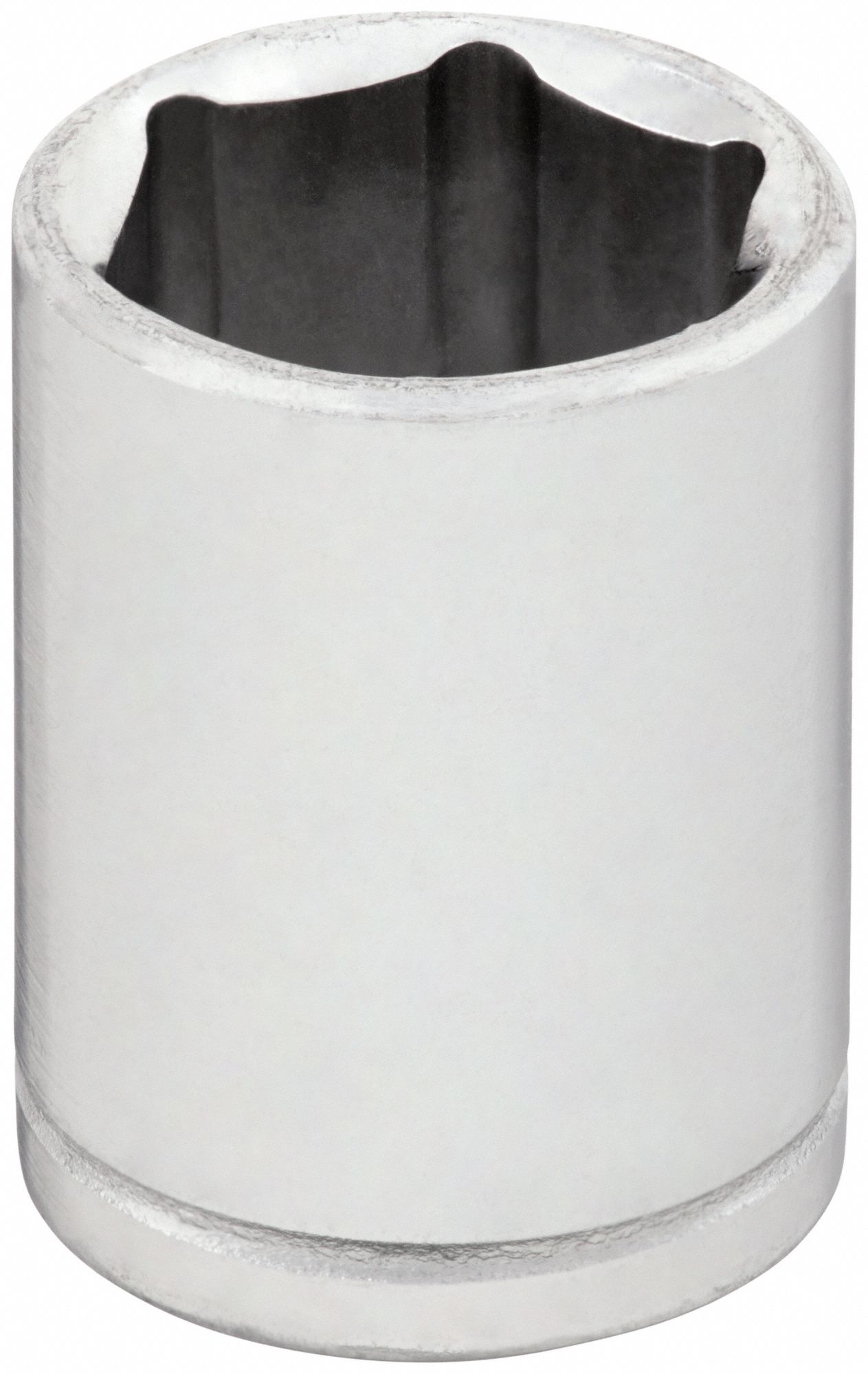 SOCKET,7/16",6 PT,STANDARD,1/4" DRIVE