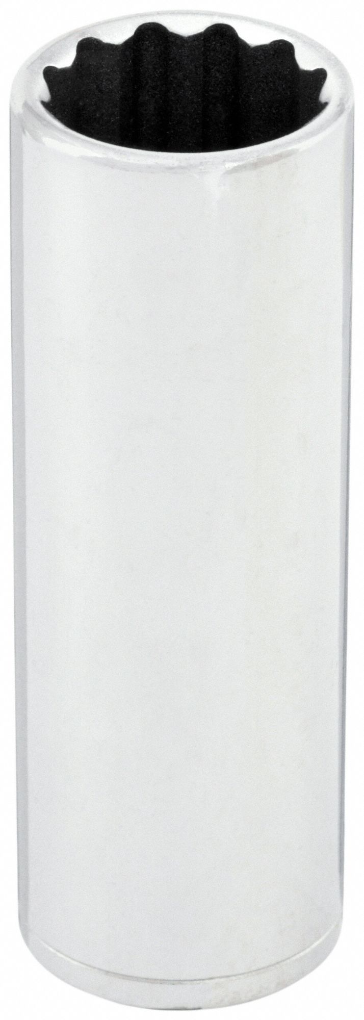 SOCKET,3/8",12 PT,DEEP,3/8" DRIVE
