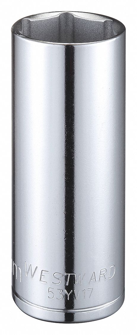 Socket Stl 6P26mm Chrome 0.5in