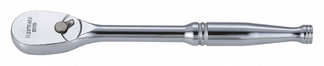 HAND RATCHET,11 IN, CHROME, 1/2 IN