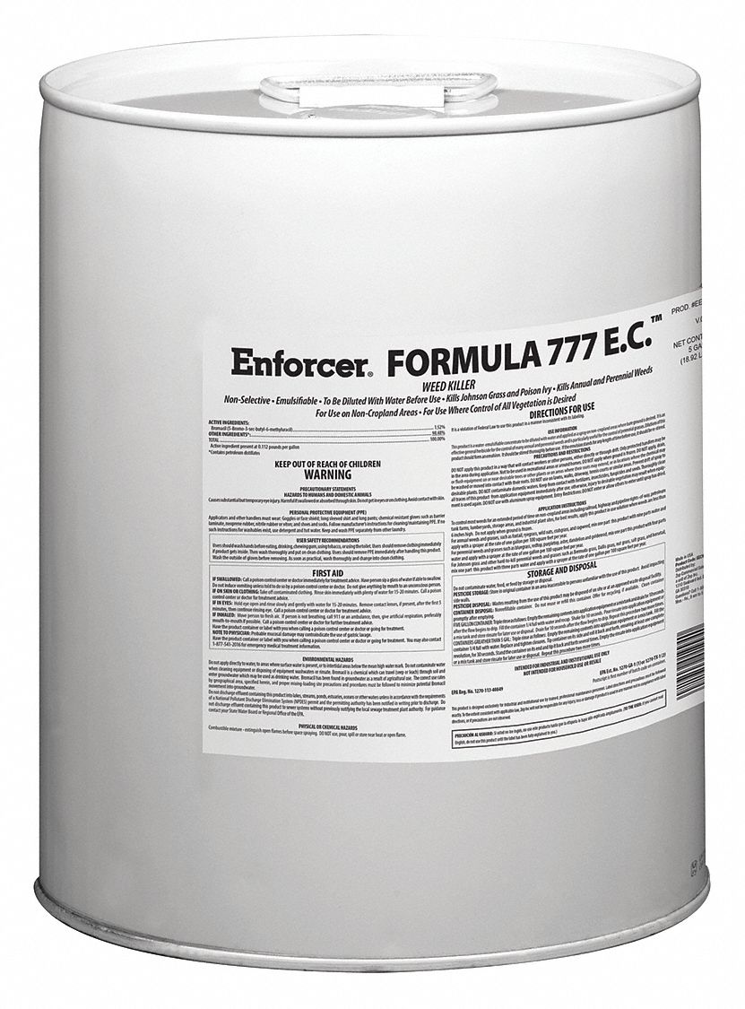 Bromacil Based Herbicide, Sprayer, 5 gal