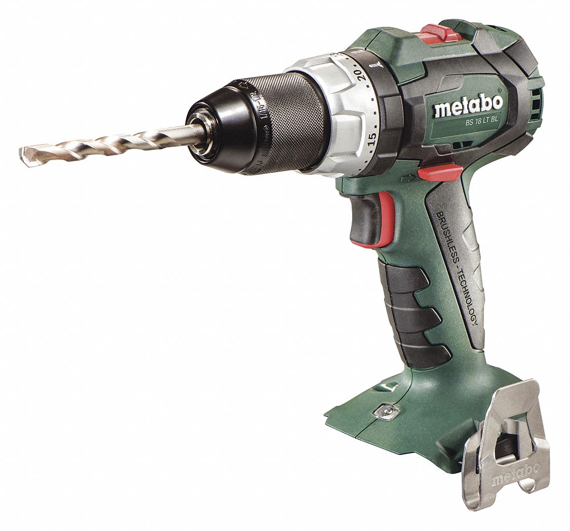 METABO Drill Kit, Cordless, 0 inlb to 663.8 inlb, 1/2 in Chuck Size