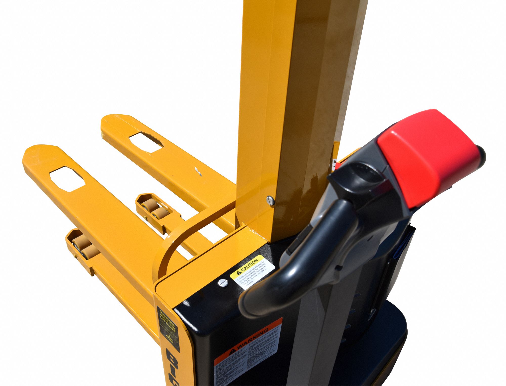 BIG JOE Powered ForkOver Stacker 2,200 lb Load Capacity, 45 in x 6 3/