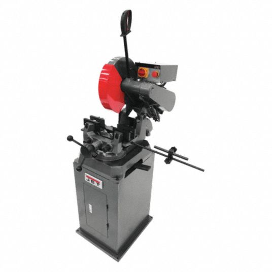 JET Cut-Off Machine: 12 in Blade Dia., 4,200 RPM Max. Blade Speed, 240V AC,  14 A Current