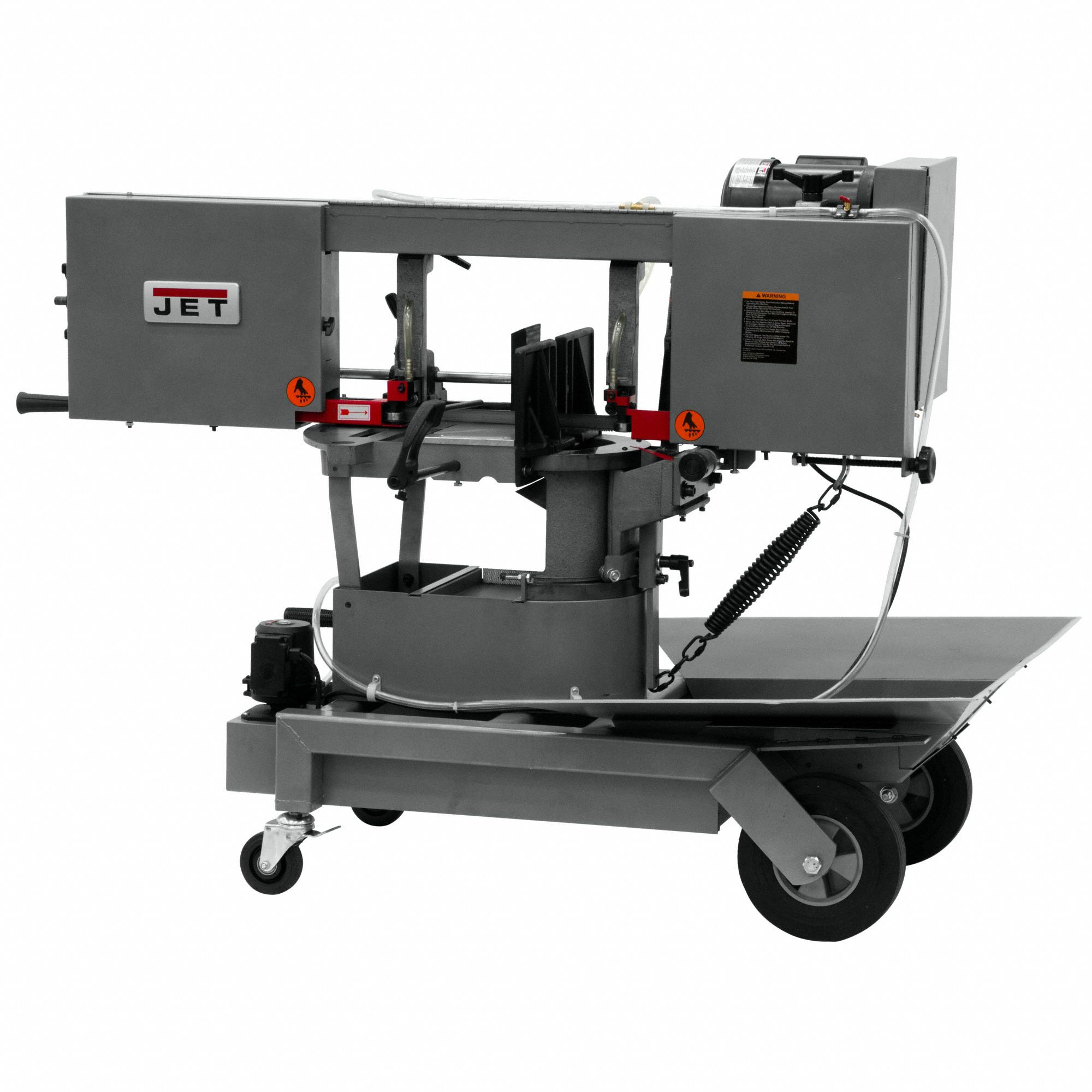 JET Band Saw: Combo Horizontal/Vertical, 115V AC, 8 in x 5 1/2 in, 64 ...