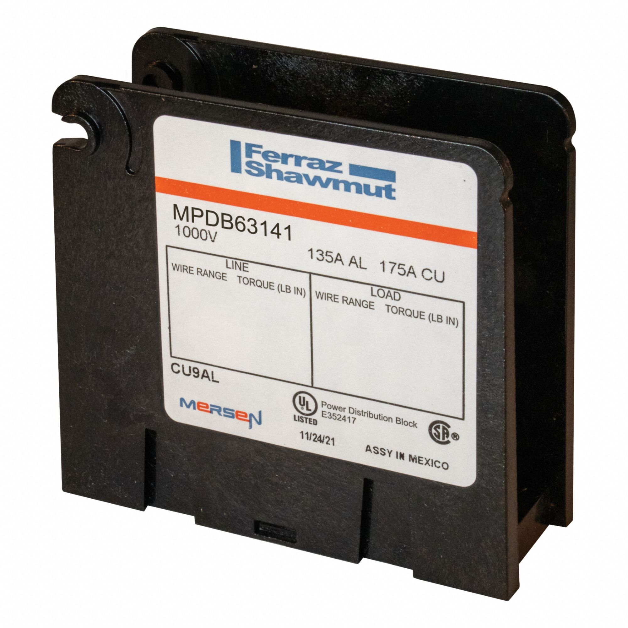 PowerDistributionBlock, 175A, 1000V, 1Poles