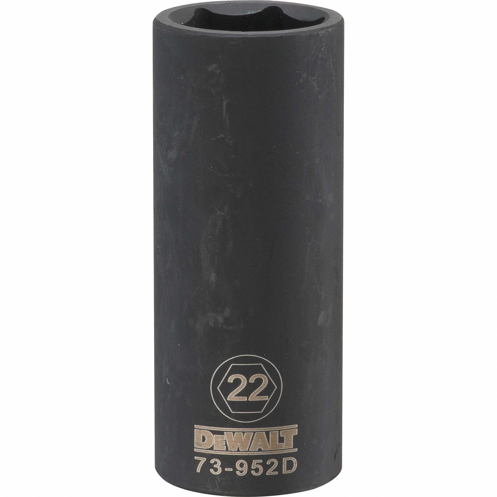 Deep Impact Socket 6 Pt 1/2in 22 mm