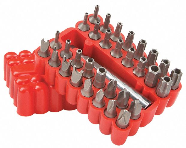 TEKTON Everybit TM Security Bit Set, 33 pcs. - 541C03|2930 - Grainger