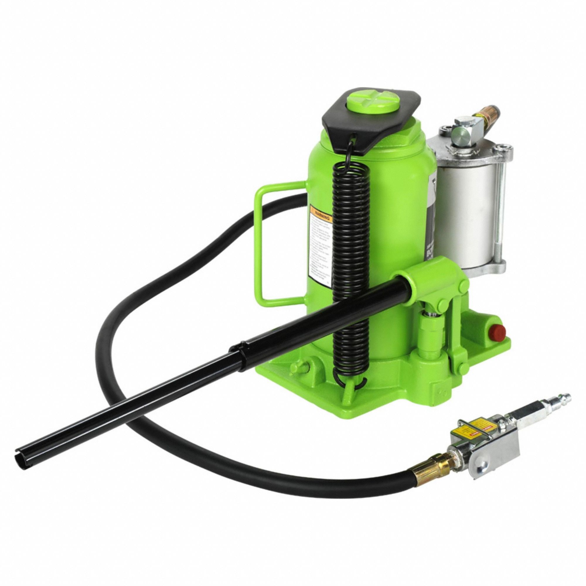 AMERICAN & FOUNDRY, Air Assist Bottle Jack, Aluminum, Bottle Jack