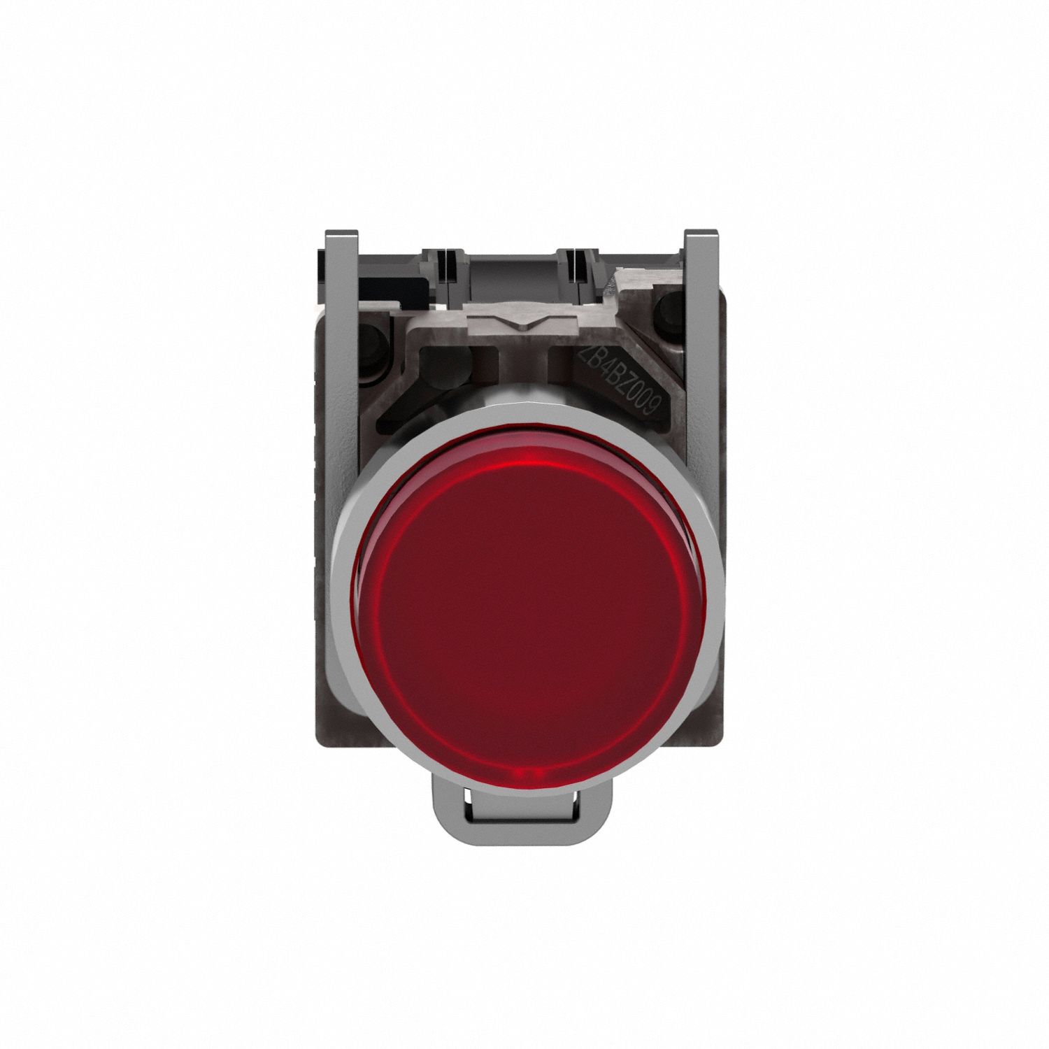 Illuminated Push Button: Illuminated, Flush Profile, Metallic, 22 mm, 1NO/1NC