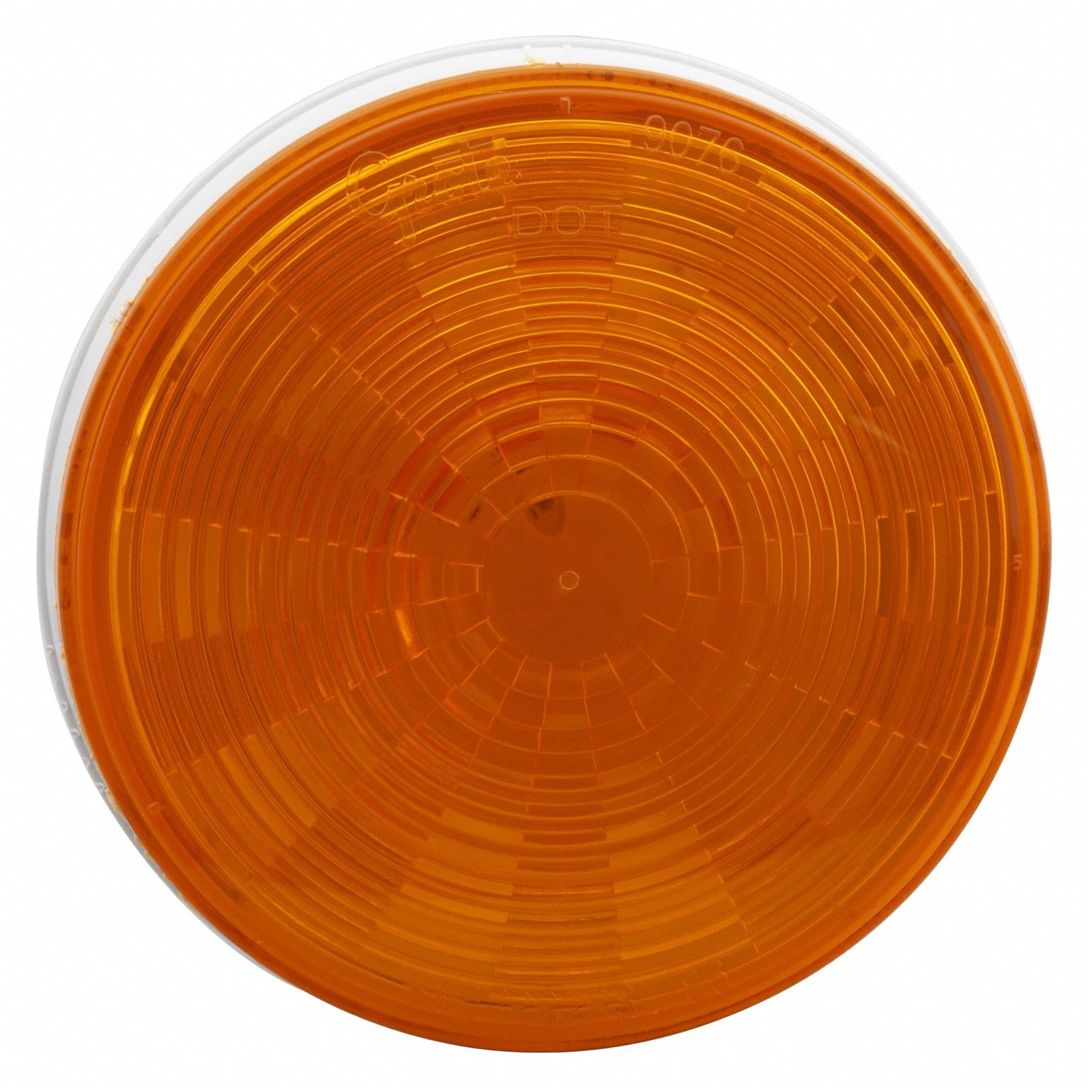 STOP/TURN/TAIL LIGHT, LED, TURN SIGNAL LIGHT, AMBER, ROUND, 4 5/16 IN OVERALL DIAMETER, PIGTAIL