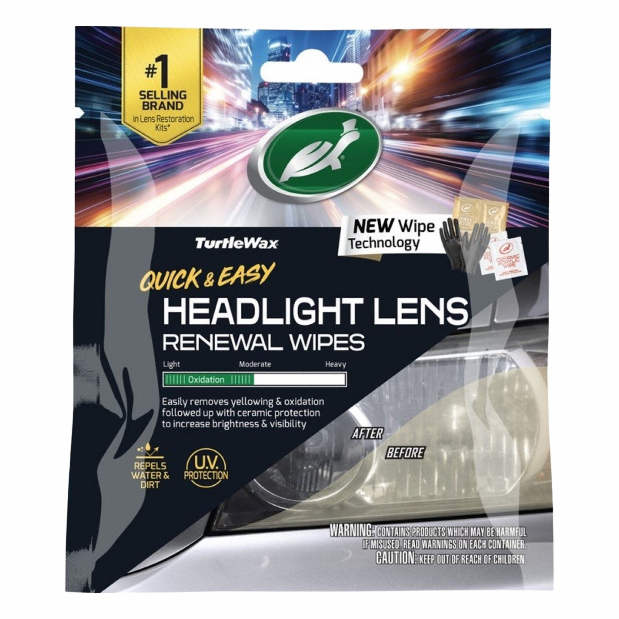 Headlight Renewal Wipes: