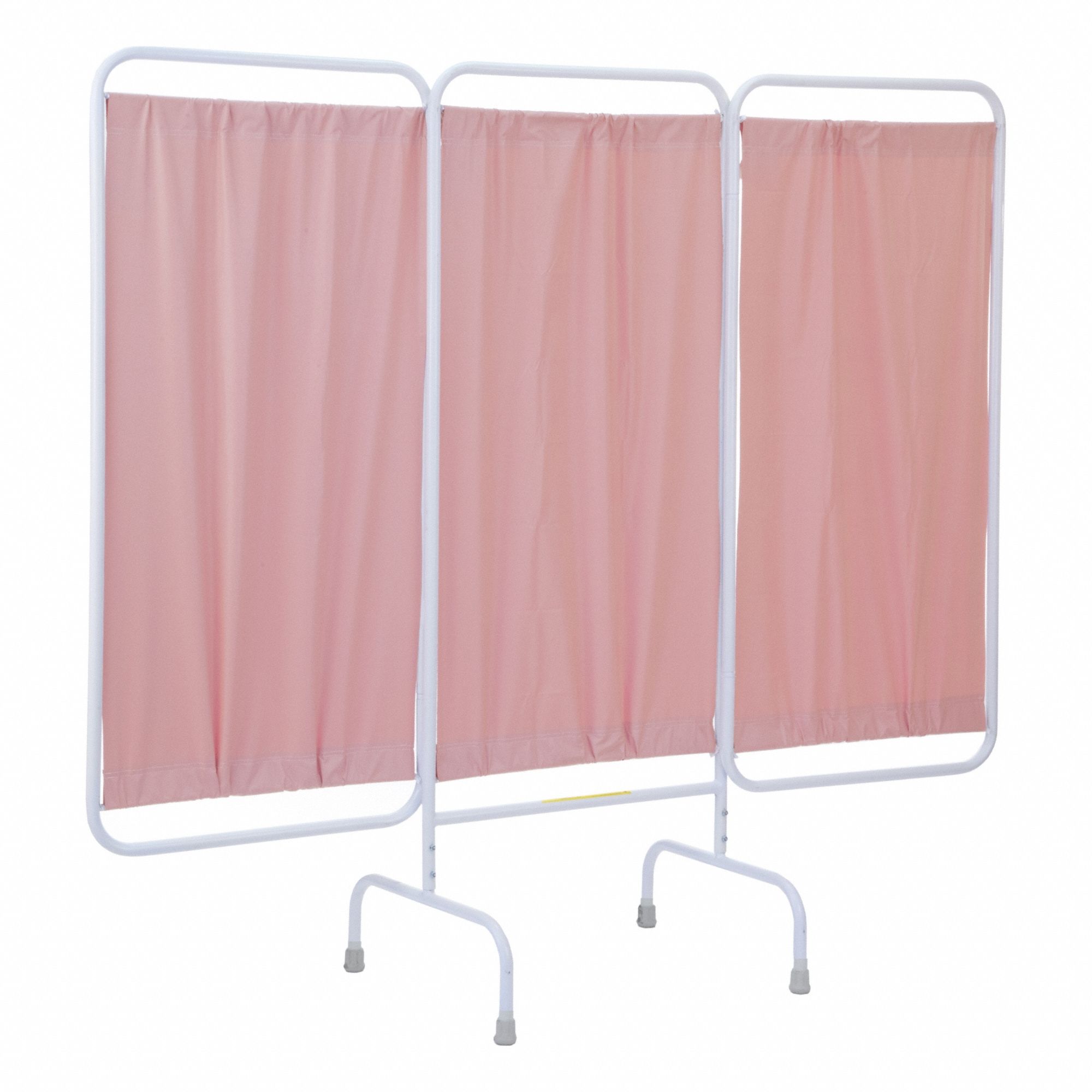Privacy Screen: 3 Panels, Vinyl, Pink, Crutch Tips