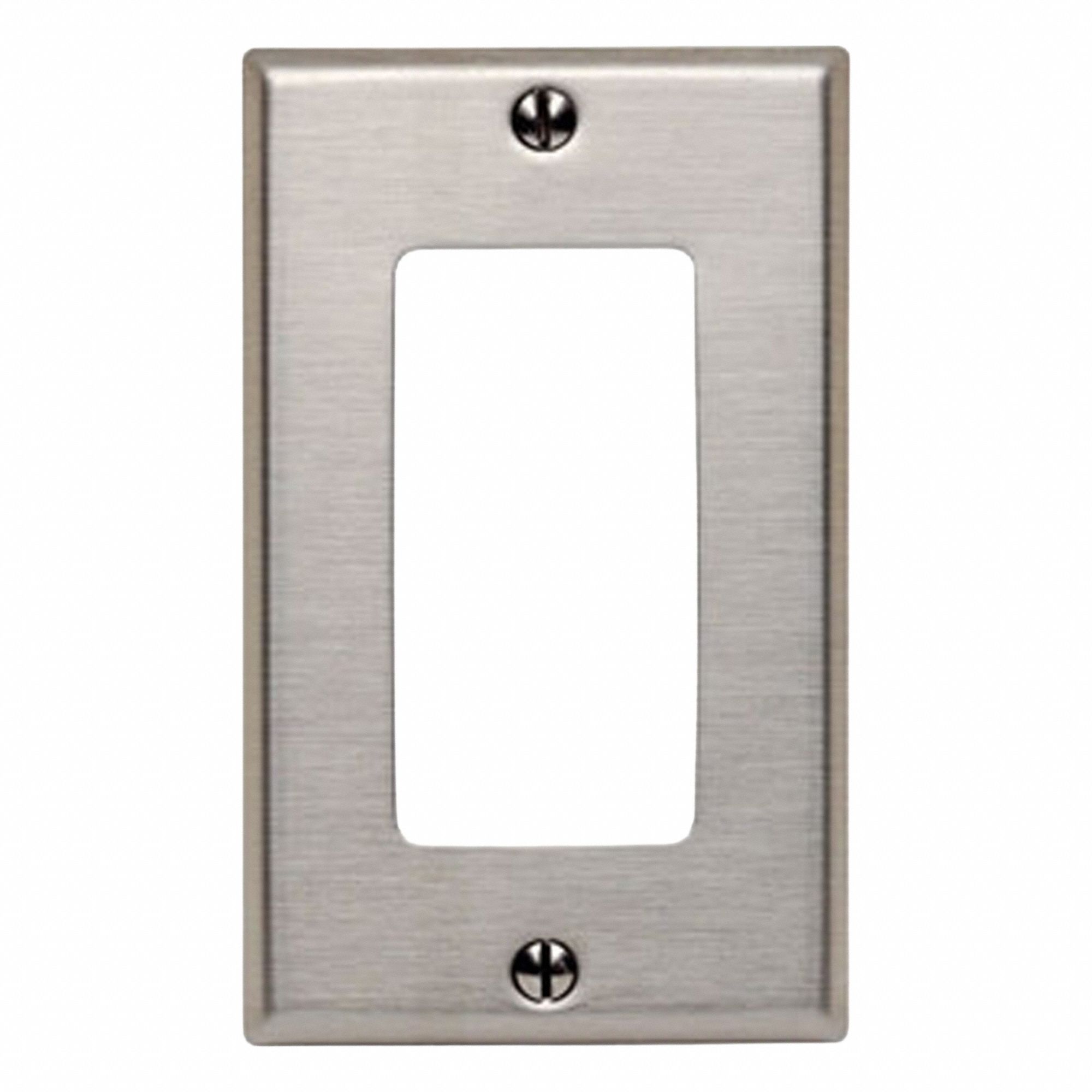 WallPlate Decorator-Rocker Slvr SS