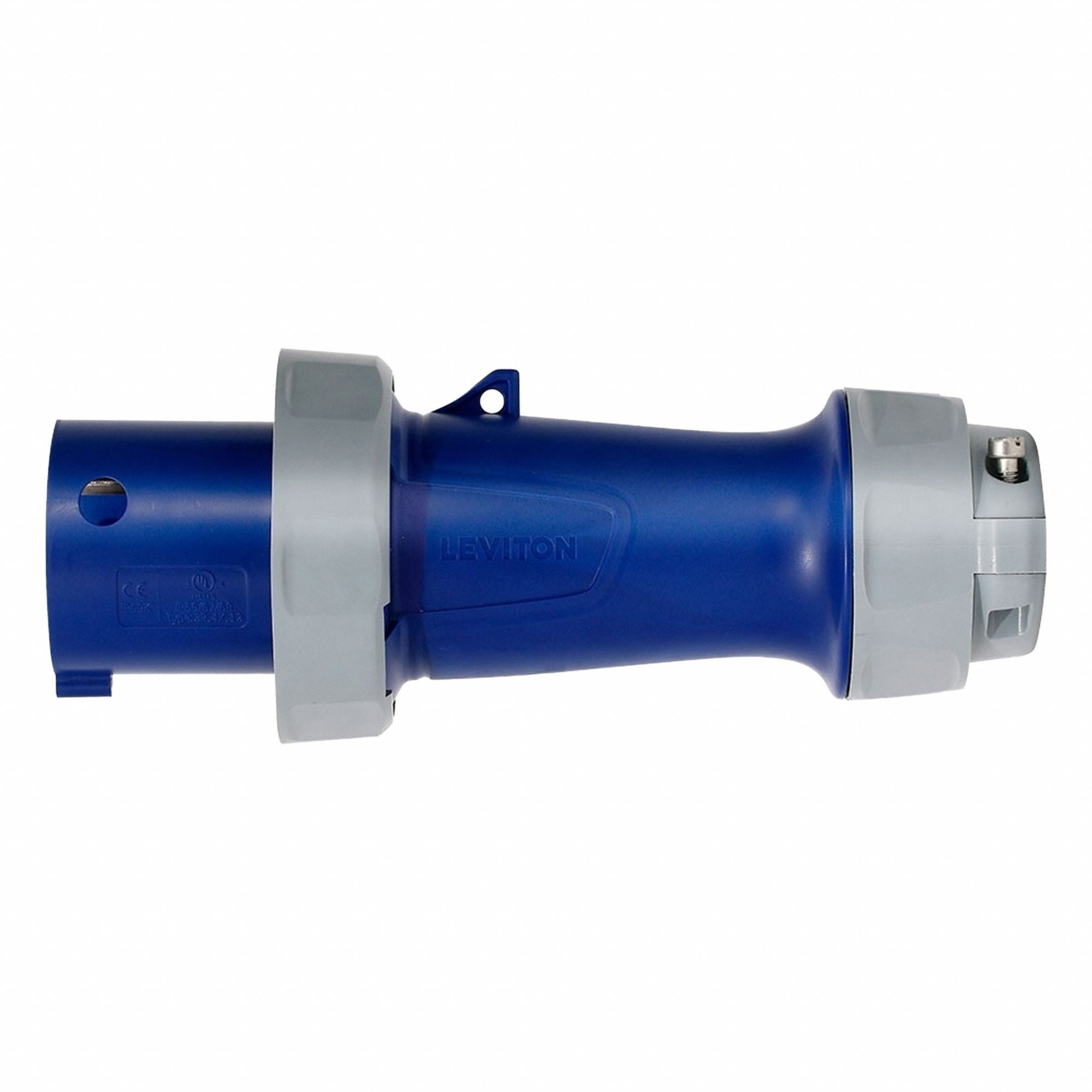 Pin & Sleeve Plug: 100 A, 120/208V AC, 7 1/2 hp Horsepower Rating, 4 Pole / 5 Wire Poles & Wires