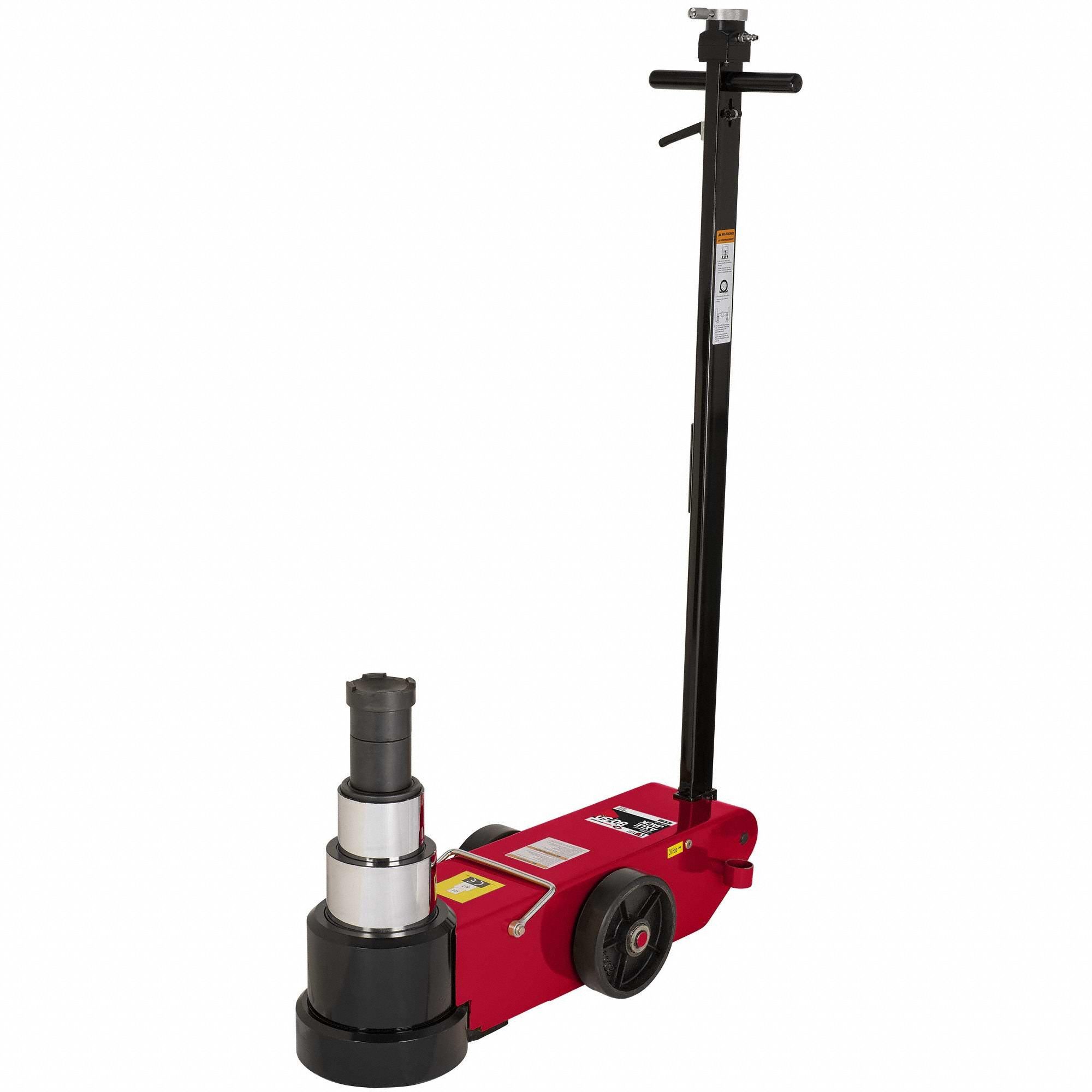 Auto Jacks: Steel, Handle, Air/Hydraulic, 1.6 ton Load Capacity, Trucks
