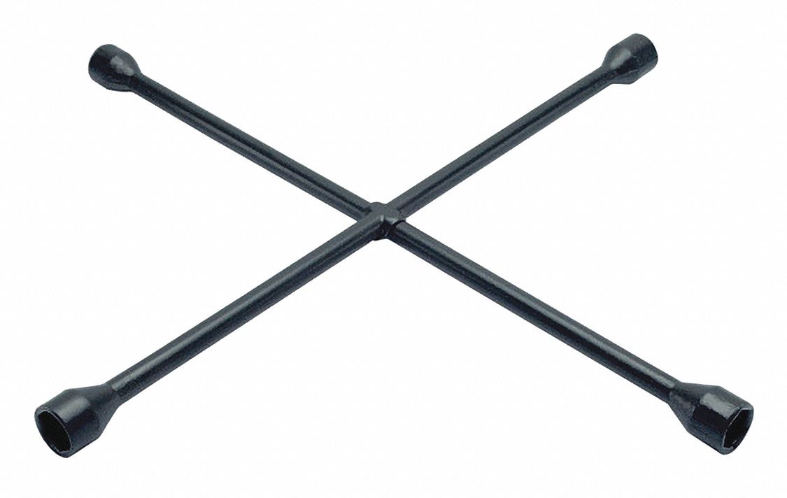 TITAN Lug Nut Wrench, Socket Size 7/8 in, 15/16 in, 1 in, 1 1/16 in