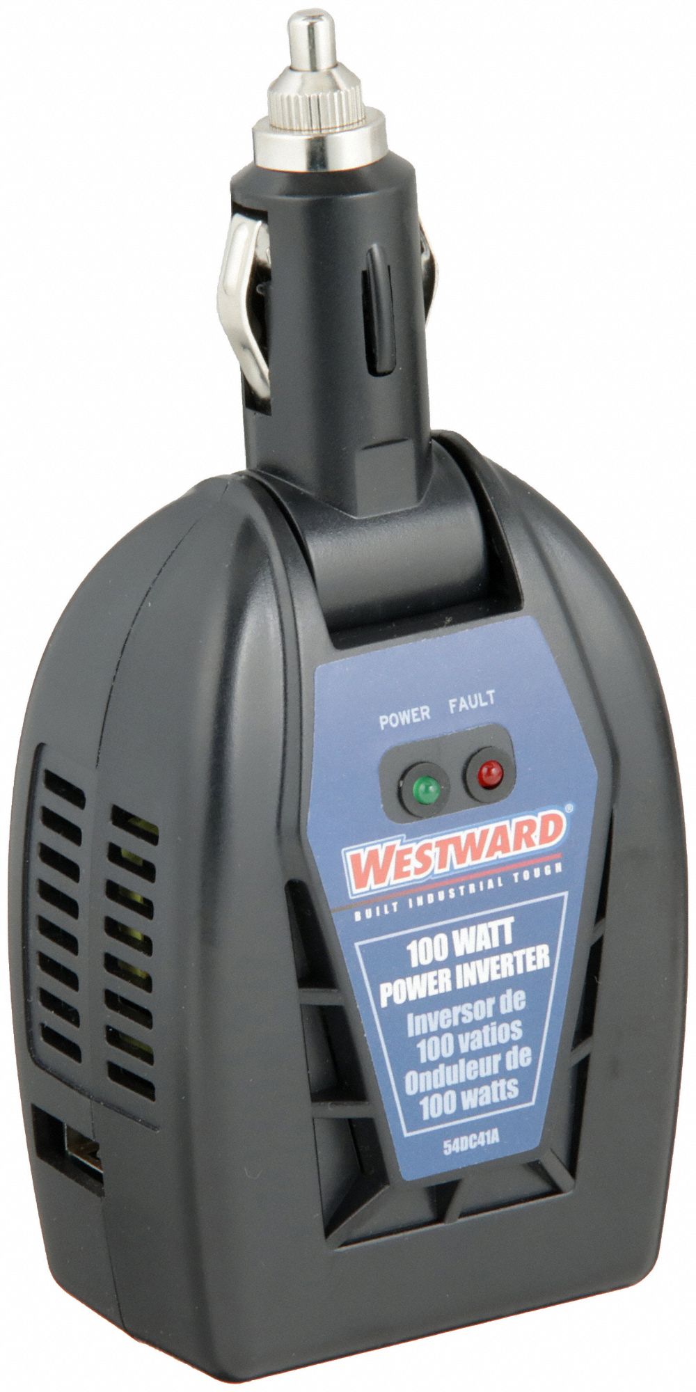 Inverter: Modified Sine Wave, Cigarette Lighter Input, 100 W Continuous Output Power